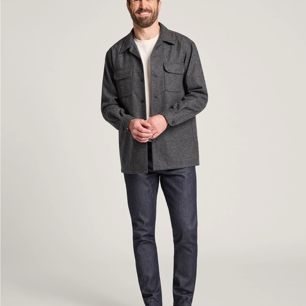 Pendleton Gray Wool Shirt Jacket - image 4